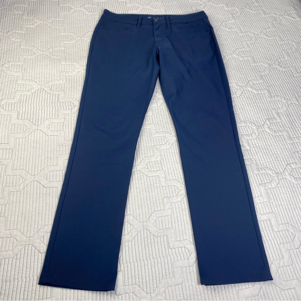 Travis Mathew Men's Navy Blue Chinos